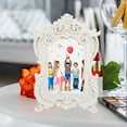 thumbnail image 2 of Tabletop Photo Frame Creative Holder Display Stand Household Office Resin White, 2 of 6