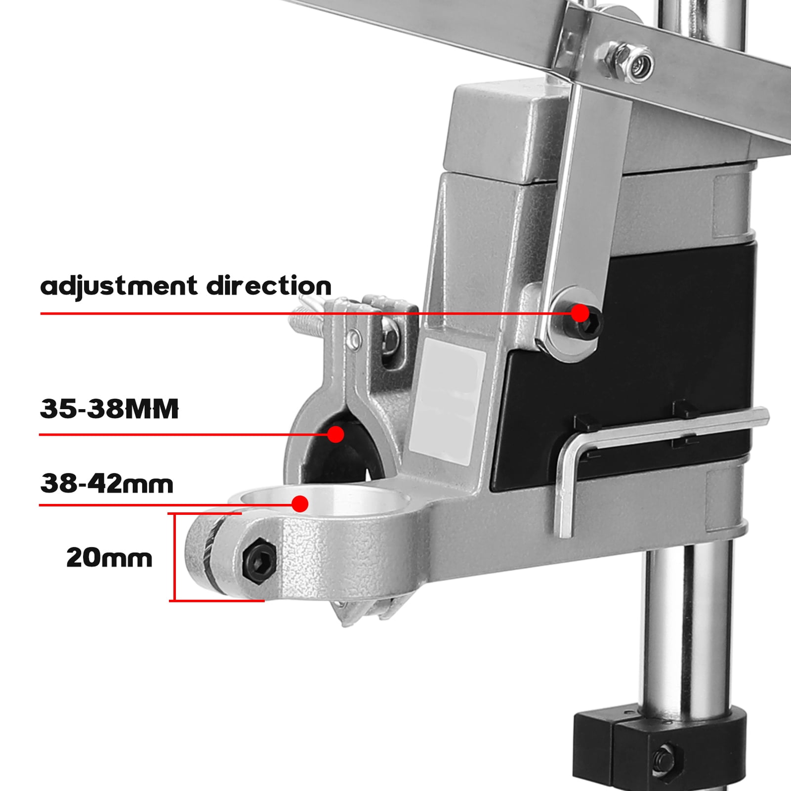 Wholesale Dremel Electric Drill Stand Power Rotary Broach Cutter Bench Drill  Press Stand DIY Tool Double Clamp Base Frame Drill Holder From Etoceramics,  $36.47