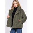 thumbnail image 3 of FASHNZFAB Faux Fur Sherpa Jacket, 3 of 4