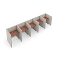 thumbnail image 2 of OFM RiZe 1 x 5 Privacy Workstation Unit in Beige and Cherry, 2 of 2