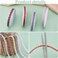 thumbnail image 4 of HAOAN 20Yards Blue Sky White Clouds Ribbon 1 Inch Wide Sky Clouds Polyester Ribbon 0.3mm Thick White and Blue Decorative Ribbon, 4 of 6