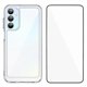thumbnail image 1 of WANLONFENG MF Series for Samsung Galaxy A15 4G 5G Case TPU Acrylic Clear Phone Cover with Tempered G, 1 of 5