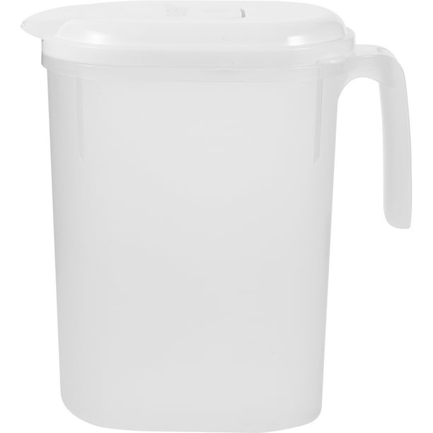 GOOHOCHY Jarra de agua fría para el hogar Jarra de jugo para beber Refrigerador Contenedor de agua fría Jarra de refrigerador