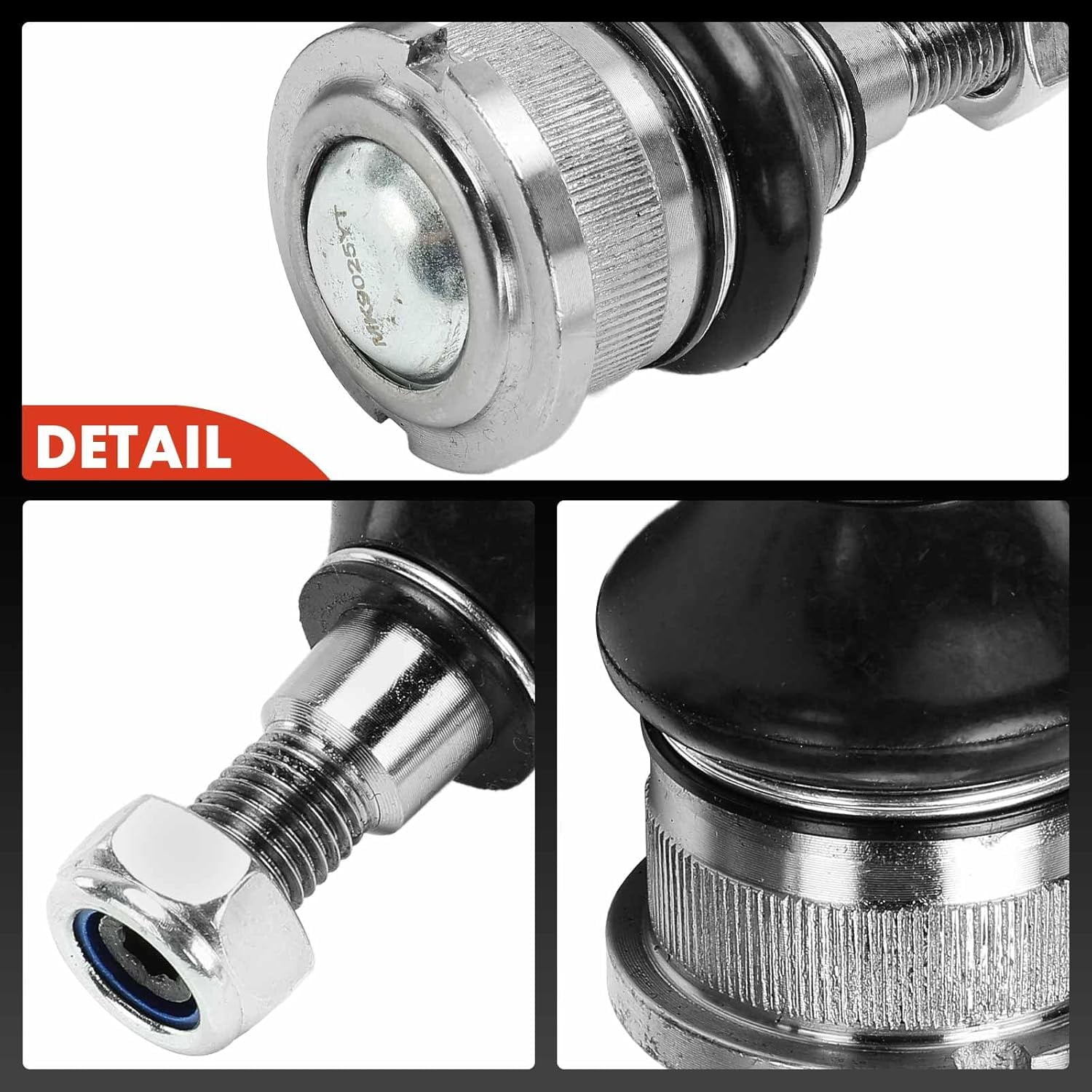 A-Premium Set of 4, Front Upper & Lower Ball Joints Kit, Compatible with Volkswagen Beetle 1969-1977, Karmann Ghia 1965-1974
