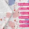 thumbnail image 7 of Flannel Fleece Twin Blanket, Soft Large Twin Blanket, Lightweight Cozy Plush Twin Blanket Fit Sofa Bed, 60"x80", Elephant, 7 of 7