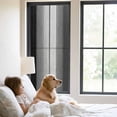 thumbnail image 3 of Black Gray Ombre Window Privacy Film, Vintage Country Wooden Static Cling UV Sun Blocking Tint Film Heat Control Windows Films for Bedroom Bathroom, Window Stickers 23.6"x59", 3 of 8