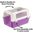 thumbnail image 4 of Ferplast Atlas Open 19 In Easy Assembly Travel Carrier, White & Purple, 4 of 6