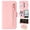 Pink, variant on Rugged Wallet Case for iPhone 14, PU Leather + TPU Phone Cover with Shoulder Strap Kickstand Zipper Pocket Card Slots Cash Pocket RFID Blocking & Hidden Make-up Mirror, Black