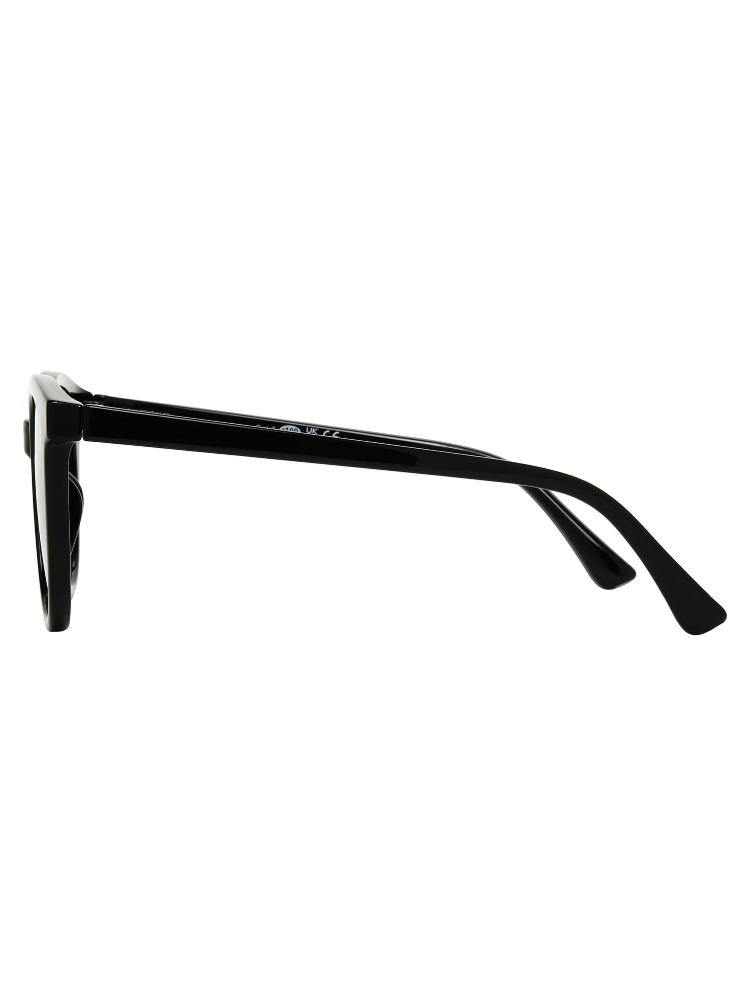 Sunsentials by Foster Grant Black Round Unisex Sunglasses