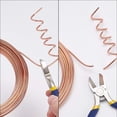 thumbnail image 6 of 2Rolls 12Gauge Jewelry Beading Wire Copper Craft Wire with 1PC Side Cutting Pliers for Jewelry Making and Sculpturing (65 Feet 22 Yards), 6 of 8