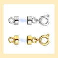 thumbnail image 2 of 20 Pcs Necklace Extenders and Necklace Clasps and Closures, Gold and Silver Stainless Steel Chain for Adult Bracelet Jewelry Making, 2 of 7
