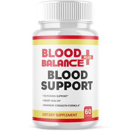Blood Balance Plus Blood Support Pills Advanced Formula Vitamin Supplement Blood Balance   60 Capsules