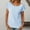 Light Blue, variant on ZZwxWA Short Sleeve Shirts for Women Cute T Shirts for Women Short Sleeved Professional Tops Short Sleeve T Shirt Women Hollow Out Breathable Blouse
