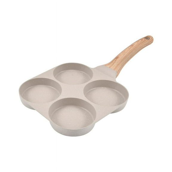 Egg Pan Omelette Pan, 4-Cup Nonstick Egg Frying Pan, Egg Cooker Pan Egg Skillet for Break_0t73