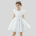 thumbnail image 7 of WOYY Girl's Stylish Sequin Princess Dress Flutter Sleeves Birthday Party Dress, Sizes 3-10, 7 of 7