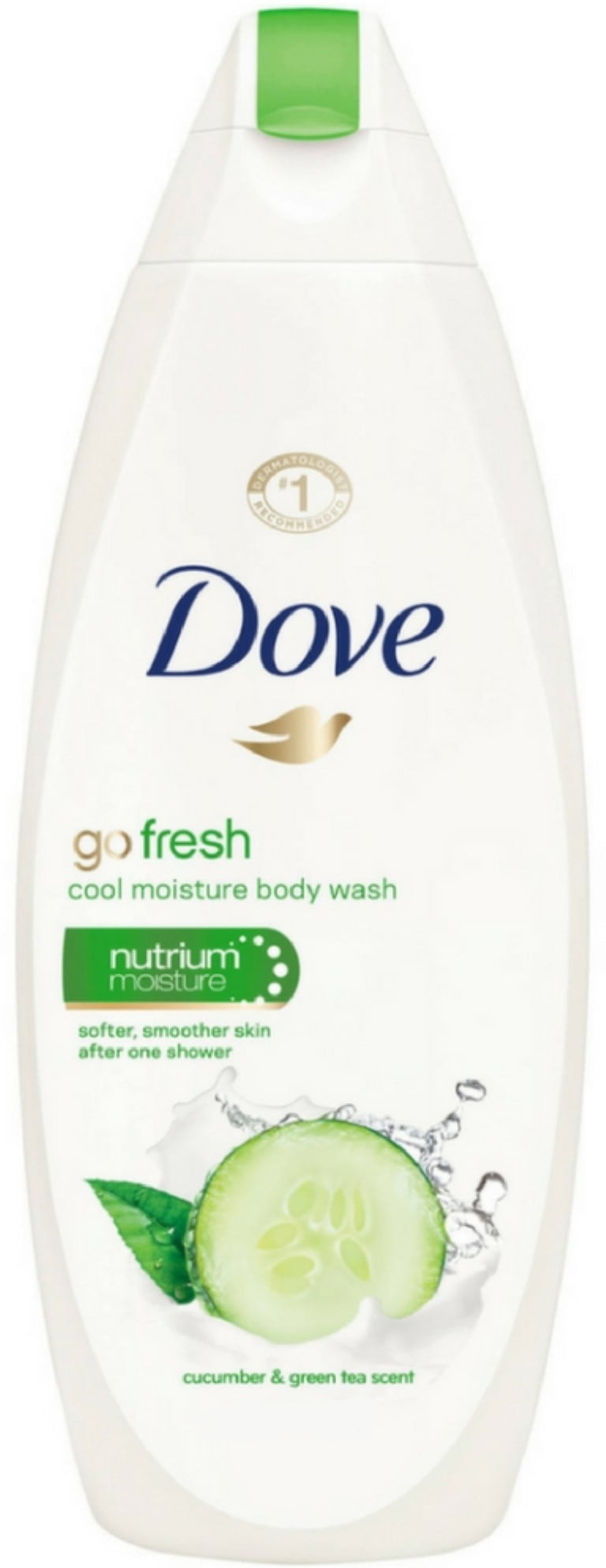 Etablering længes efter fleksibel Dove Go Fresh Body Wash, Cool Moisture, Cucumber & Green Tea 12 oz -  Walmart.com