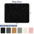 thumbnail image 5 of Nefoso Shag Area Rug, 8ft x 10ft Soft Fluffy Area Rugs for Living Room Bedroom Decor Carpet, Black, 5 of 10