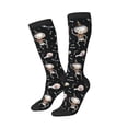 thumbnail image 2 of Bingfone Compression Socks for Women and Men Long Socks for Running Athletic Cycling Nurse-cute Skull bone, 2 of 8