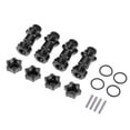 thumbnail image 2 of Rueda hexagonal de Aluminio CUTICAT Adaptador extendido hexagonal de cubo para Coche HSP 94087 1/8 RC Negro, 2 of 8