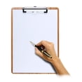thumbnail image 5 of Stylish A5 Clipboards With Low Profile Clip, Set Of Wooden Clipboards For Office And Home Use, Beautiful Color Options, Strong Stainless Steel Clip, Easy Hanging, Letter Size Compatibility, 5 of 5