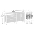 thumbnail image 3 of Sauder Briarbrook Credenza, Barrel Oak, 430265, 3 of 9