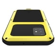 thumbnail image 4 of Dteck Case For Samsung Galaxy A51 4G (6.5 inch),Shockproof Armor Rugged Rubber Metal Aluminum Tempered Glass Screen Protective Hybrid Back Phone Case Cover ,Yellow, 4 of 5