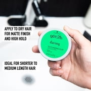 got2b Daring Texturizing Clay, 2 Fl Oz, Matte Finish and High Hold Styling Hair Clay For Men and Women, Non-Greasy, Non-Sticky Hair Texturizer for Short to Medium Hair