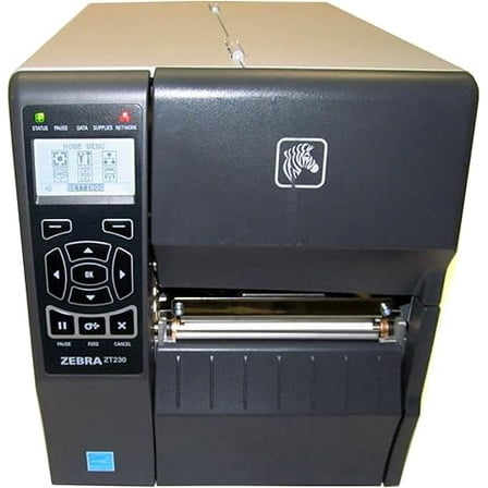 Restored Zebra ZT230 Industrial Direct Thermal Label Printer – 300 DPI, 4″ Print Width, USB & Serial Connectivity (ZT23043-D01200FZ) (Refurbished)
