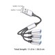 thumbnail image 2 of ColoMX Divisor de cable USB de 3 vías 1 macho a 3 hembra USB Splitter Hub Adaptador USB divisor USB de alimentación portátil, 2 of 7