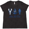 thumbnail image 3 of Inktastic Sea La Vie Nautical Anchor Fish Blue Women's Plus Size T-Shirt, 3 of 5