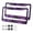 Glowing Purple Butterfly, variant on Aluminum License Plate Frame 2 Pack Car Exterior Accessory Car Tag Holder for Front Rear Plates Cars Decor Brown-blue Butterfly Pattern