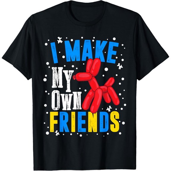 Balloon Animal Make Own Friends Artist Twister Twisting Dog T-Shirt