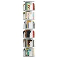 thumbnail image 1 of Intexca Bibliothèque en Bois Rotative à 6 Niveaux (Blanc), 1 of 5