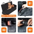 thumbnail image 4 of Funda para Asiento de Coche Yuntec para Perro Impermeable con 2 Cinturones de Seguridad, 4 of 5