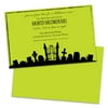 Haunted Graveyard Personalized Halloween Party Invitations