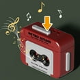 thumbnail image 2 of HLONK For Retro Mini Tape Recorder with 15s Recording and 3 Built-in Songs - Portable Nostalgic Gadget for On-the-Go Fun, 2 of 8