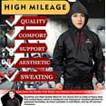 thumbnail image 5 of FIGHTSENSE MMA Sauna Suit for Men and Women, Waterproof Anti-Rip Sweat Suit for Weight loss 2PC set, 5 of 5