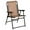 Beige, variant on Outsunny Outdoor Folding Chair, Bungee Sling Foldable Chair, Grey