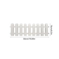 thumbnail image 3 of Garden Fence Border White Plastic Mini Edging for Flower Beds, Easy Install Decorative Yard Fence for Garden, Lawn, Paths, Pet Protection, 3 of 6