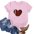 thumbnail image 1 of Blouse à Manches Courtes Imprimée Mode pour Femmes T-Shirt Col Rond Drôle, 1 of 3