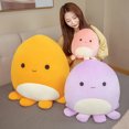 thumbnail image 4 of Cute Octopus Doll Plush Toy, Colorful Smiley Octopus Doll Pillow-SinKeeU, 4 of 4