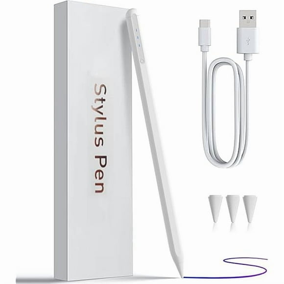 wonima11 iPad Apple Pencil 9th&10th Generation, Stylus Pen for, Palm Rejection, Tilt Sensitivity, Compatible with iPad 6/7/8/9/10, iPad Pro 11/12.9/13in, 3/4/5/6, Mini 5/6th (White)