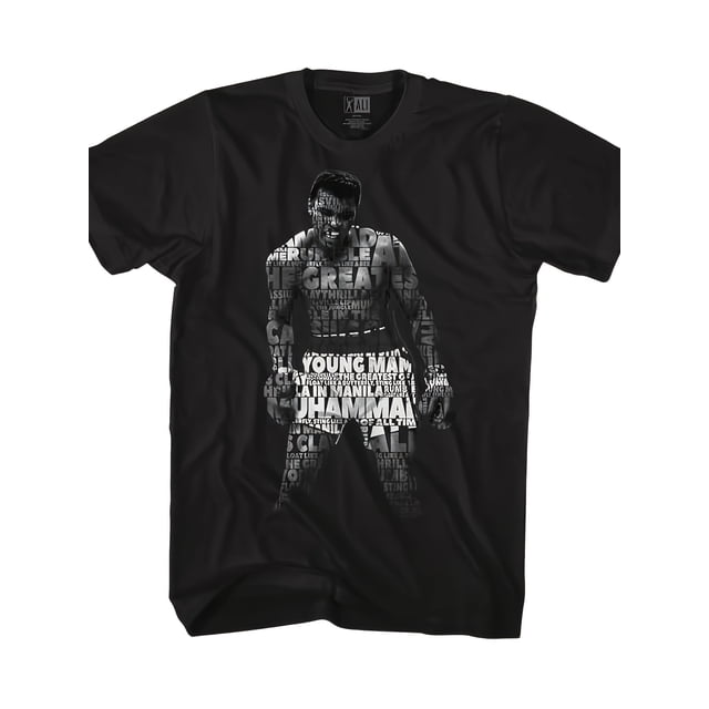 T-shirt Adulte Noir Citation Boxeur le Plus Grand de Chèvre 200g