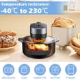 thumbnail image 4 of 2Pcs Air Fryer Silicone Pot avec Poignée Réutilisable Air Friteuse Doublure Résistant à la Chaleur Air Friteuse Panier en Silicone Plat Cuisson Poêle Air Fryer Accessoires Doublures pour Four Air Fryer Micro-Ondes, 4 of 9