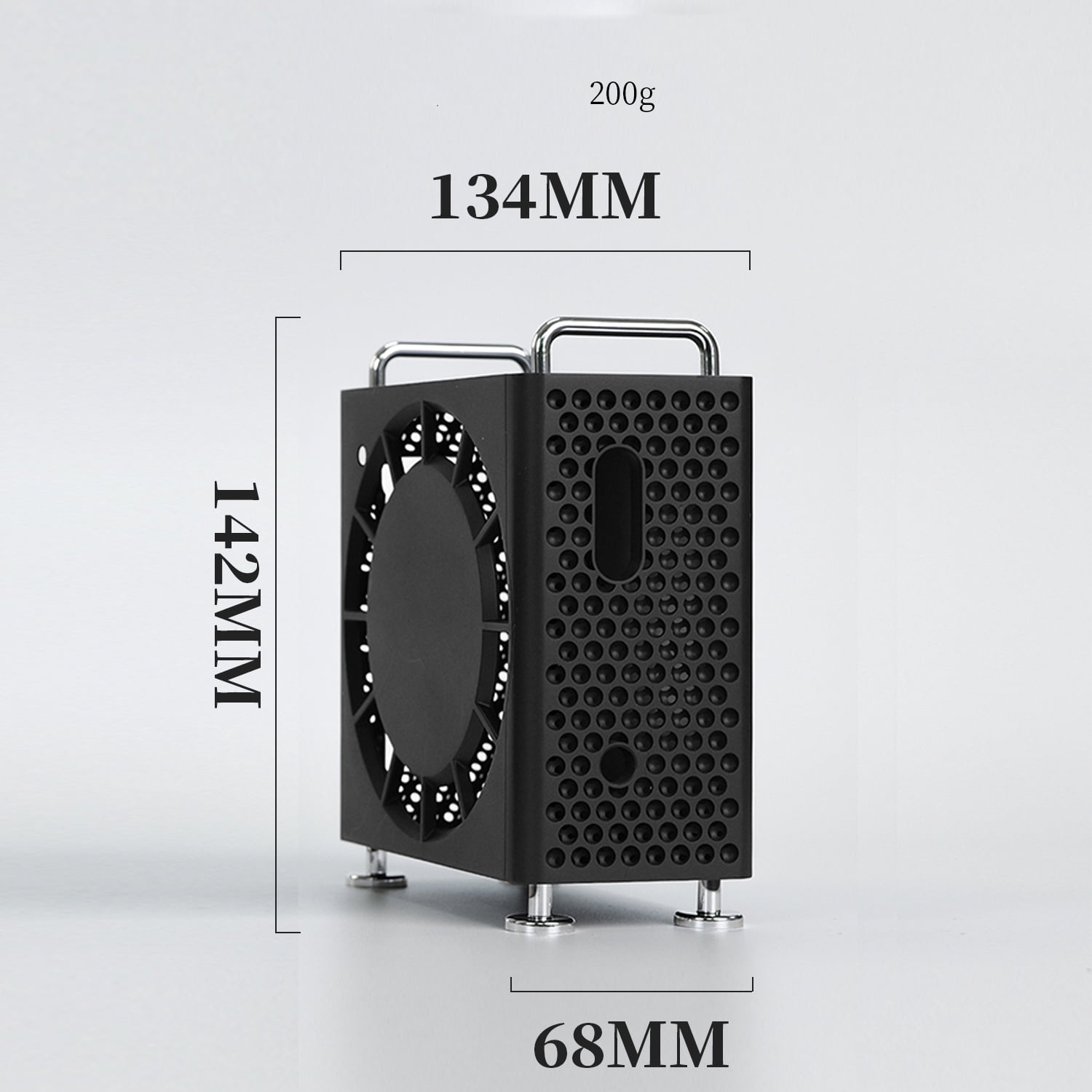 Chassis Stand Case for Mac Mini M4/M4 Pro 2024 ABS Vertical Computer Case Protective Dustproof Bracket Storage Stand DIY PC Part