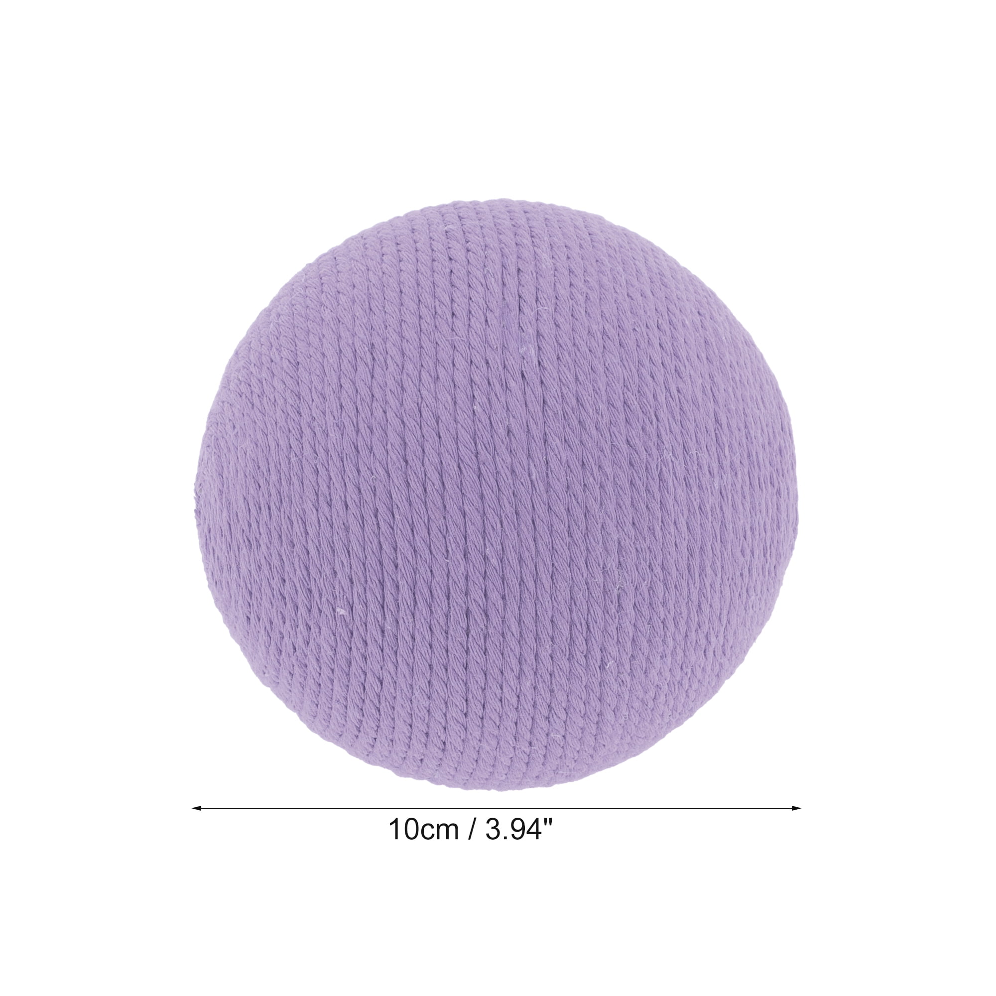 Unique Bargains Playing Ball with Bell for Cat Playtime Purple
