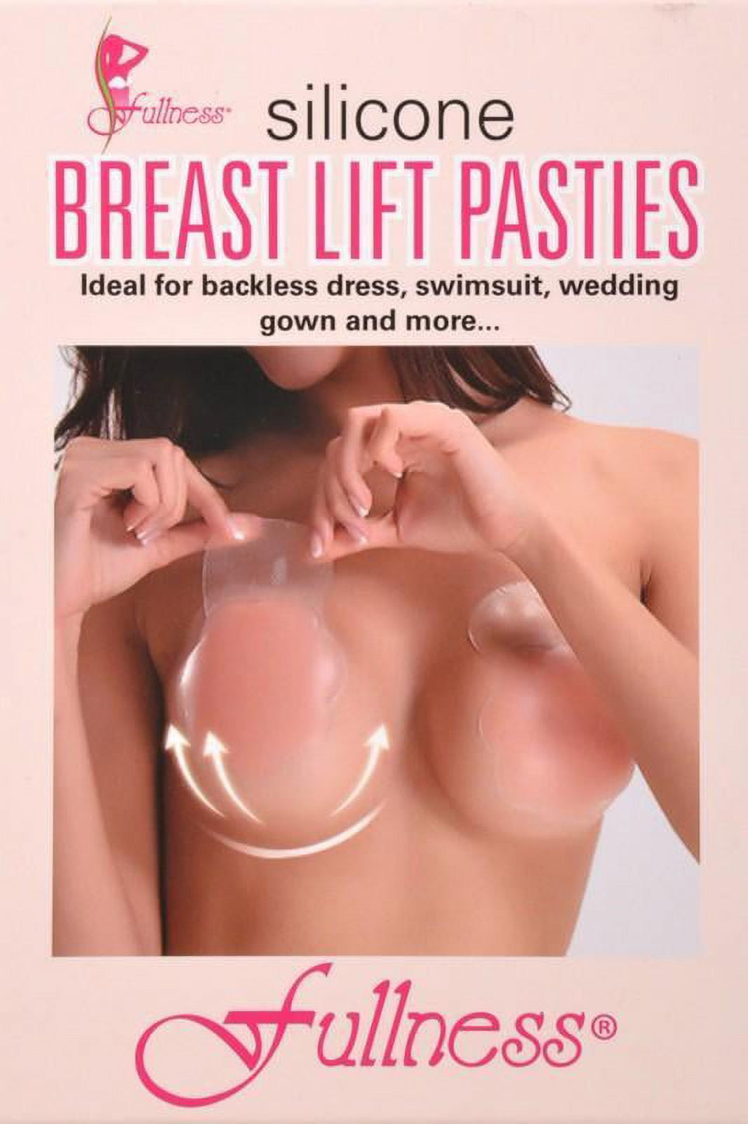 As seen On TV - Silicone Breast Lift Pasties Natural Skin Look Reusable-  Nude One Size