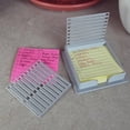 thumbnail image 4 of Sticky Note Holder Compatible , 3x3 Sticky Pads Dispenser with Stencil, Memo Pad Organizer with Line Box Drawing Template for Office and Home, 4 of 8