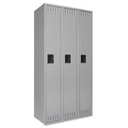 Tennsco LOCKER,3WIDE,1TIER,72H,GY STS-121872-C-MGY