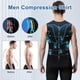 thumbnail image 2 of Men's Workout Compression Shirt Breathable Quick-Dry Slimming Undershirt Sleeveless Muscle Tee for Running & Gym, 2 of 5